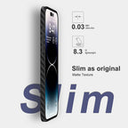 0.3mm Ultra Thin Texture Matte Hard Shell For iPhone