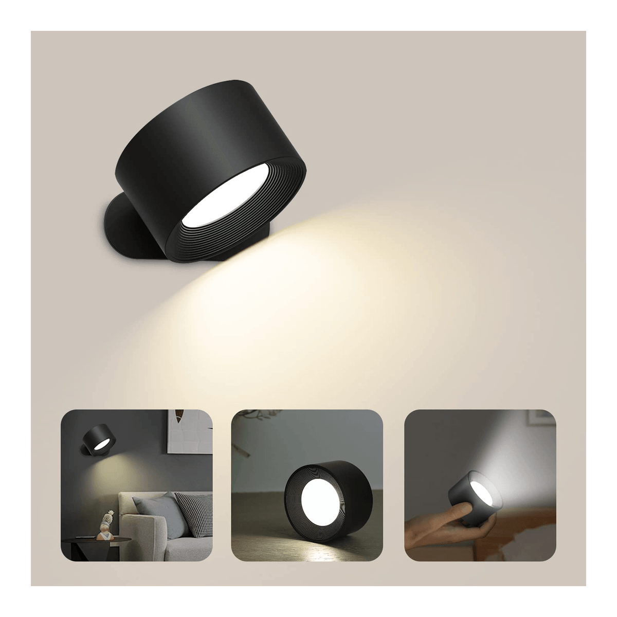 Modern LED Wall Lamp Without Cables