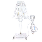 CrystalGlow Touch lamp – Elegant Table Lamp with Touch Sensor and USB