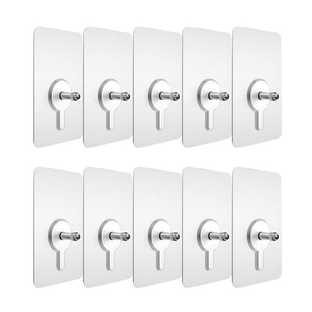 Non-perforating, non-marking screw stickers, 10 pieces