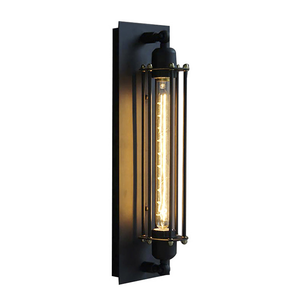 Wall light vintage industrial iron sconce