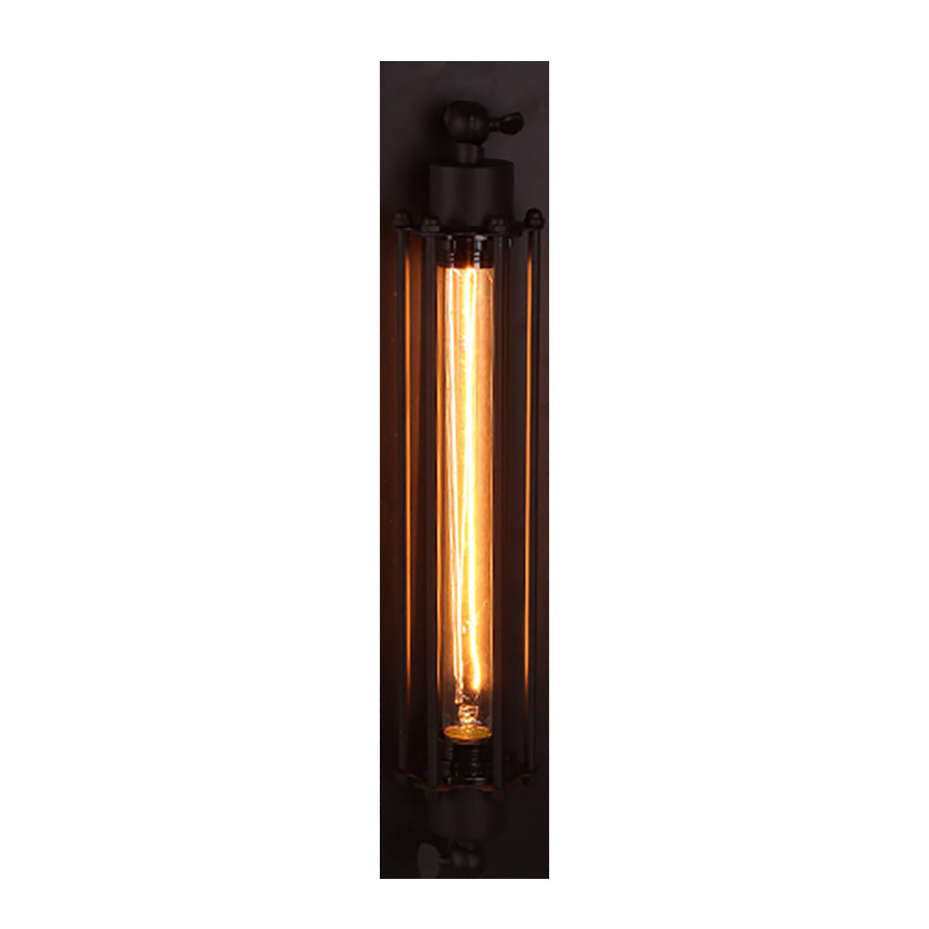 Wall light vintage industrial iron sconce