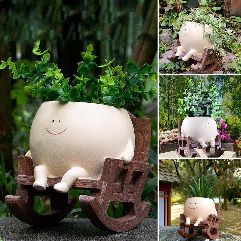 Smiley Face Plant Pot