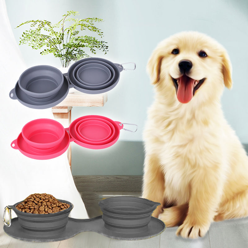 Pawfun Travel Dog Dinner Set