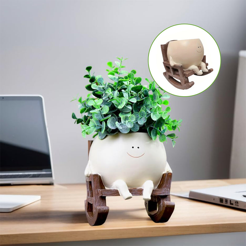 Smiley Face Plant Pot
