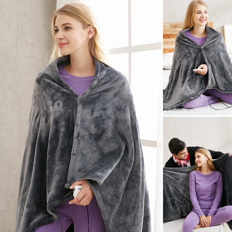 USB Heating Warm Shoulders - Electric Heating Plush Blanket