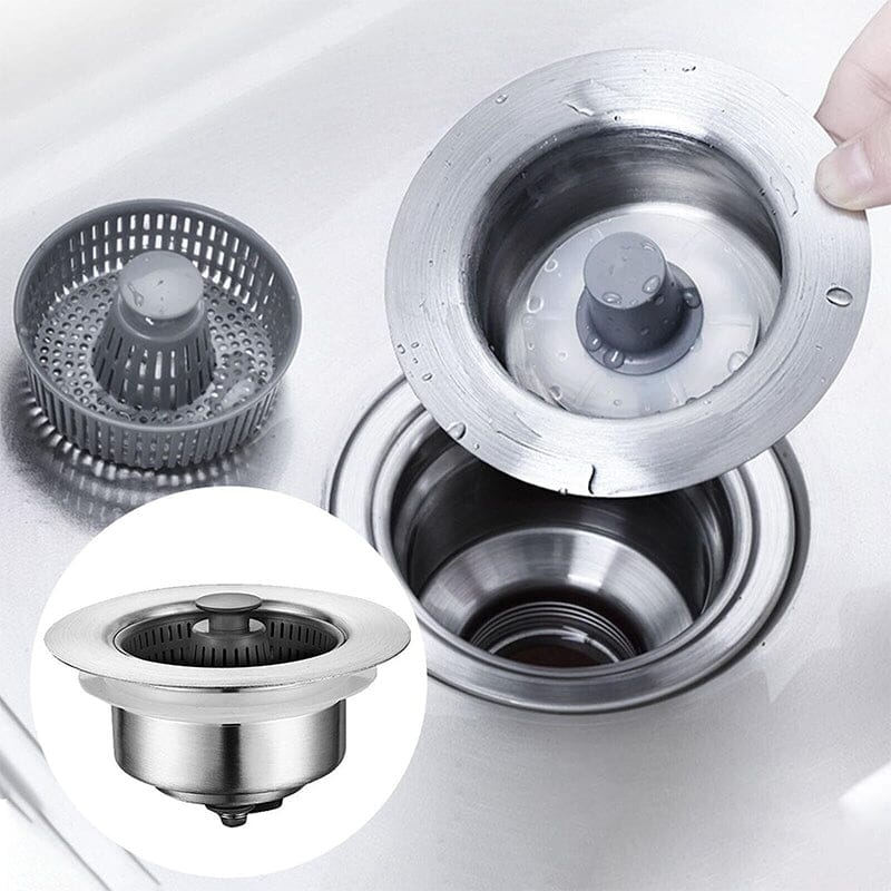 Kitchen sink odor filter