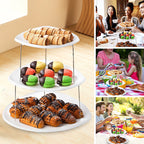 Foldable Party Tray, 3-Tier