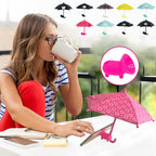 Cute phone holder with sunshade