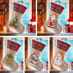 5D Diamond Painting Xmas Rhinestone Socks Embroidery Mosaic Gift Bag