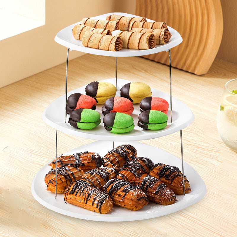 Foldable Party Tray, 3-Tier