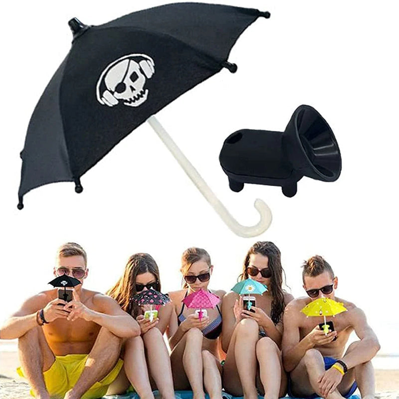 Cute phone holder with sunshade
