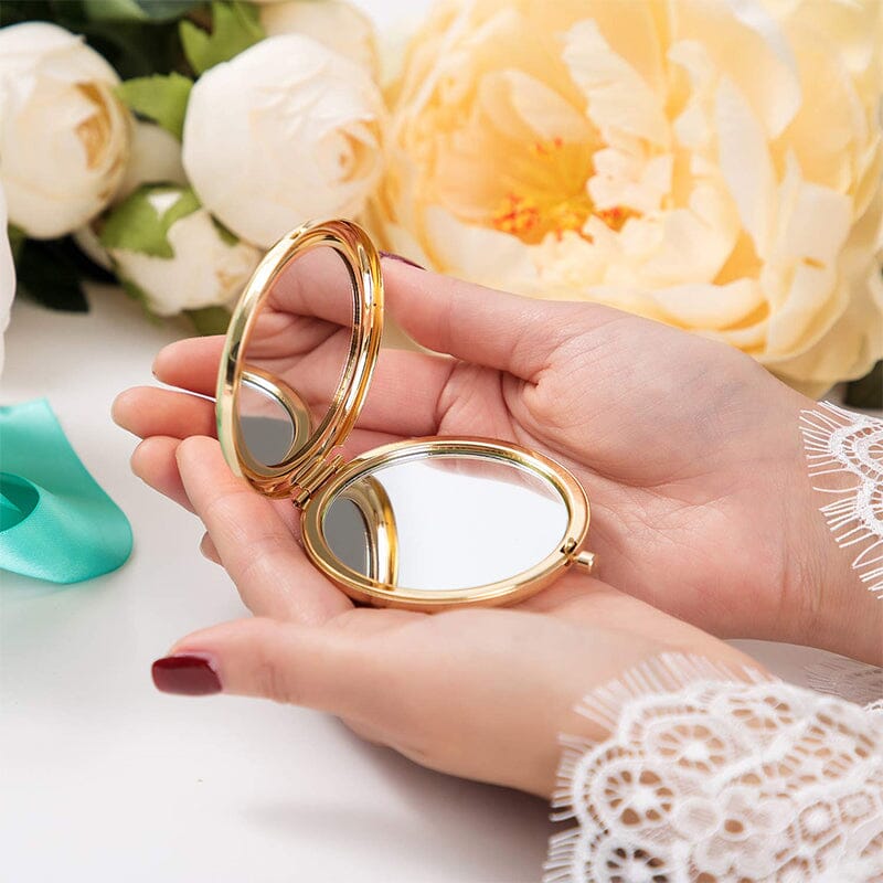 I love you compact mirror