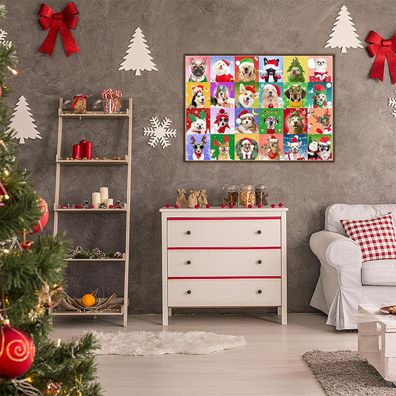 1000PCS Christmas Jigsaw Puzzles Advent Calendar - Christmas Gift