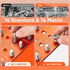 Thread tester for screws and nails