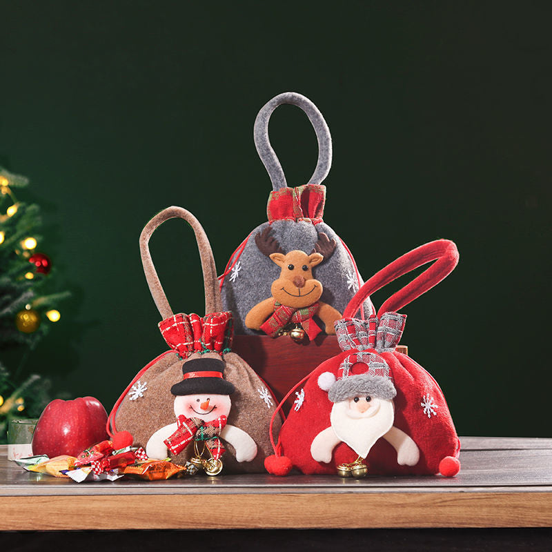 Christmas gift doll bag