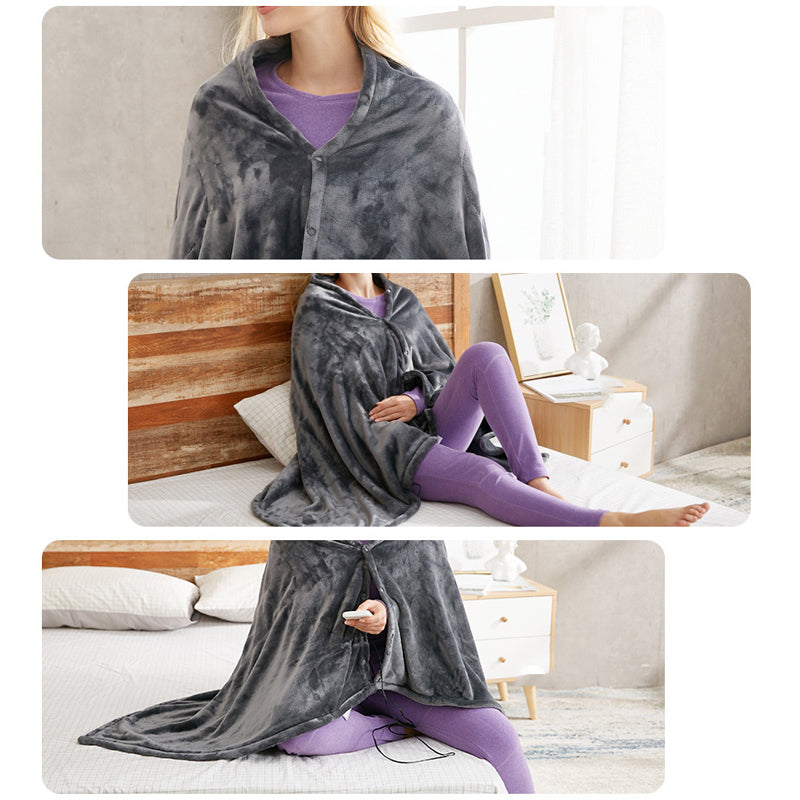 USB Heating Warm Shoulders - Electric Heating Plush Blanket