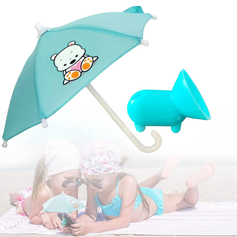 Cute phone holder with sunshade
