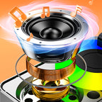 Phone stand with Bluetooth audio speaker