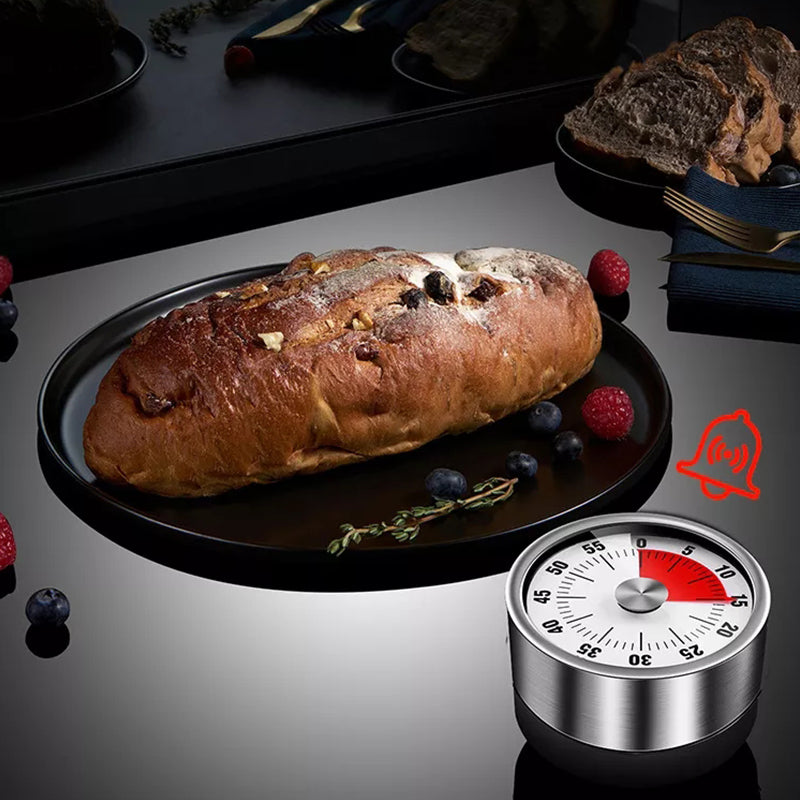 Stainless Steel Kitchen Clock