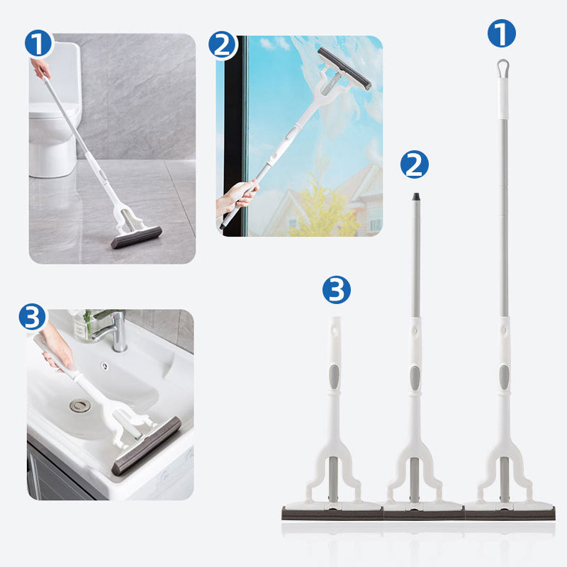 Household telescopic sponge mop