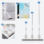 Household telescopic sponge mop