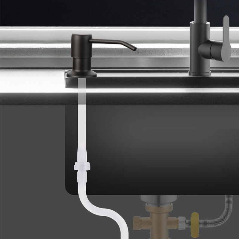 Kitchen sink soap dispenser