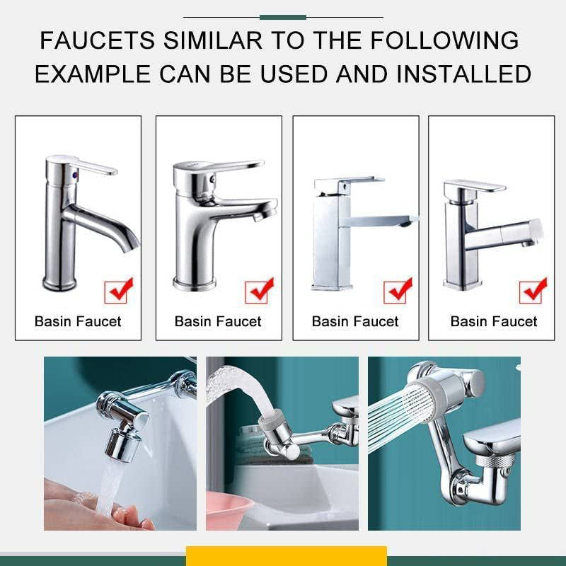 Universal 1080° Rotate Faucet Extender