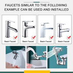 Universal 1080° Rotate Faucet Extender