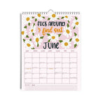 HERE WE GO AGAIN DAMN IT 2025 CALENDAR