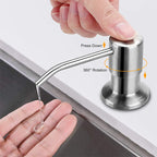 Kitchen sink soap dispenser
