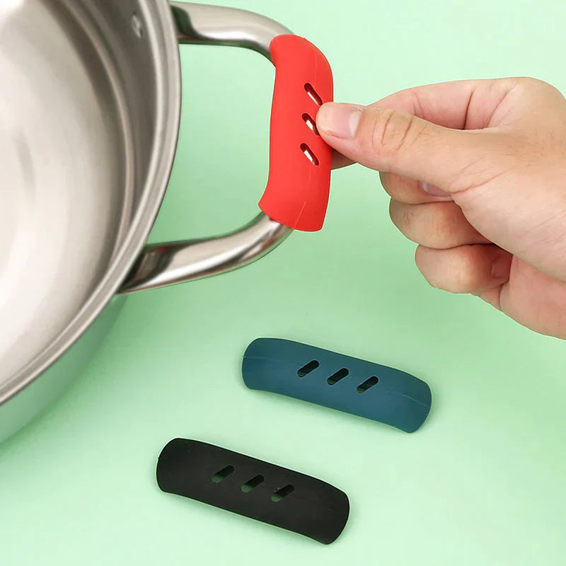 Silicone Anti-Scald Pot Cover Handle