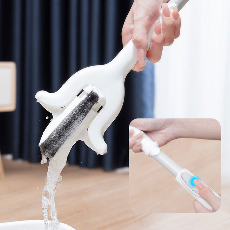 Household telescopic sponge mop