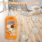 High-performance decontamination floor cleaner