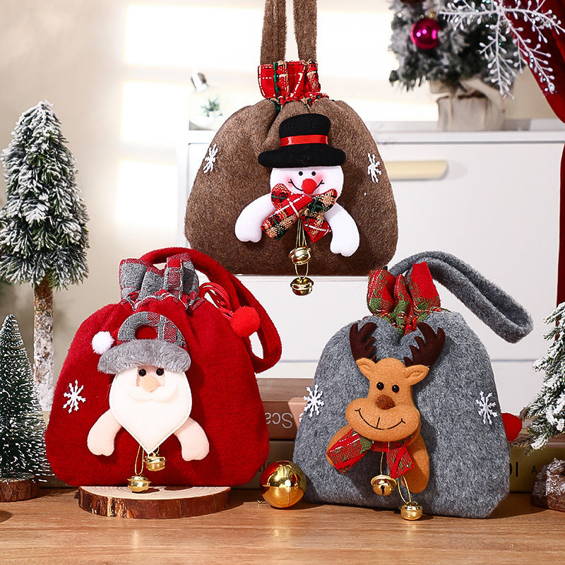 Christmas gift doll bag