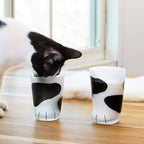 Cute Cat Paw Glass Cup