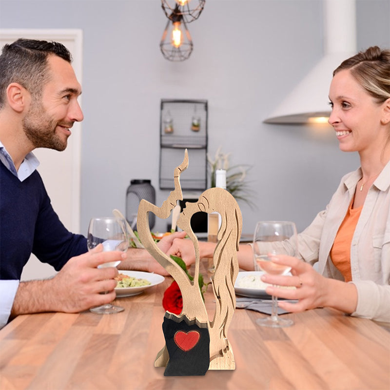 Love Eternal Wooden Decoration Ornaments