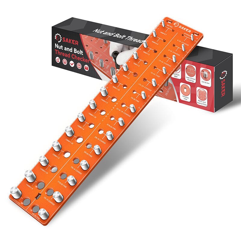 Thread tester for screws and nails