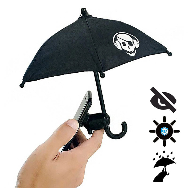 Cute phone holder with sunshade