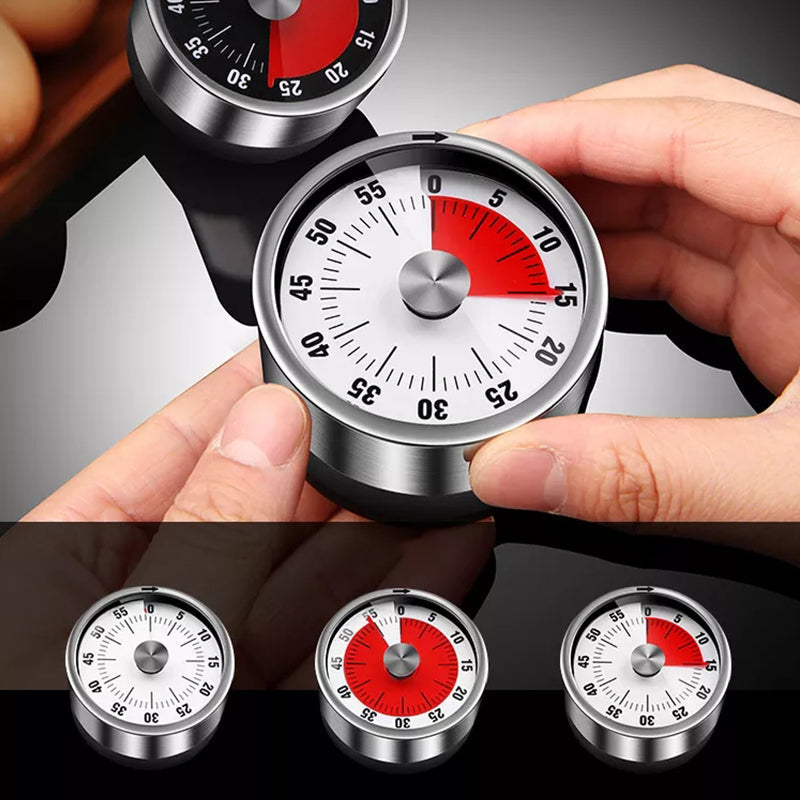 Stainless Steel Kitchen Clock