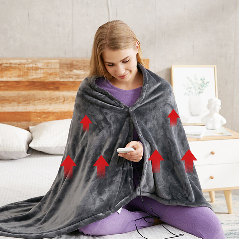 USB Heating Warm Shoulders - Electric Heating Plush Blanket