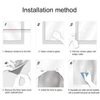 Imitation Blinds Disposable Perspective Glass Film (2 Sheets)