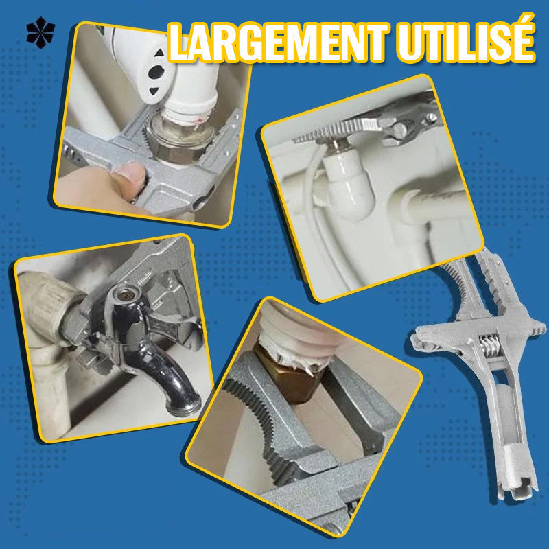 Multifunctional bathroom key tool