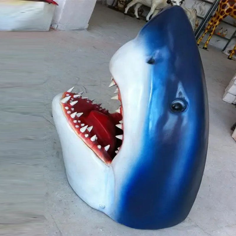 Garden Art Shark Figure Decoration