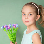 Color changing tulip ballpoint pens
