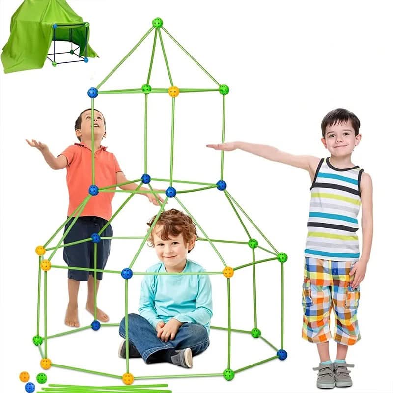 Creative tent for playful learning and building