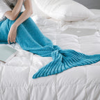 Warm and soft mermaid fabric