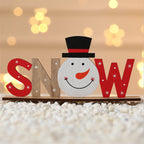 Wooden Painted Christmas Decorations