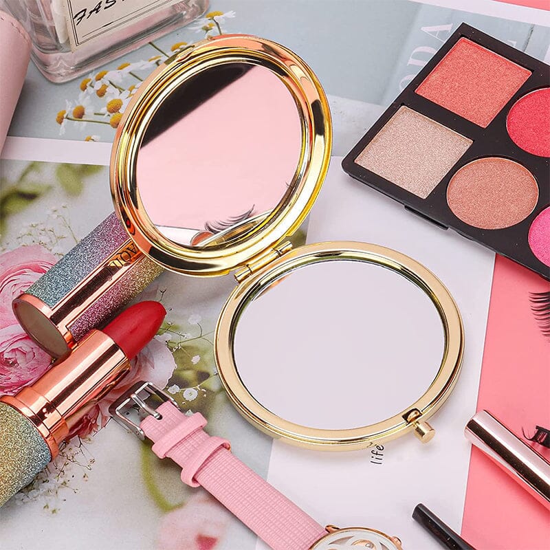 I love you compact mirror