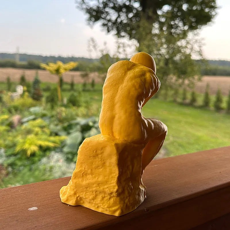 New funny thinker middle-finger duck